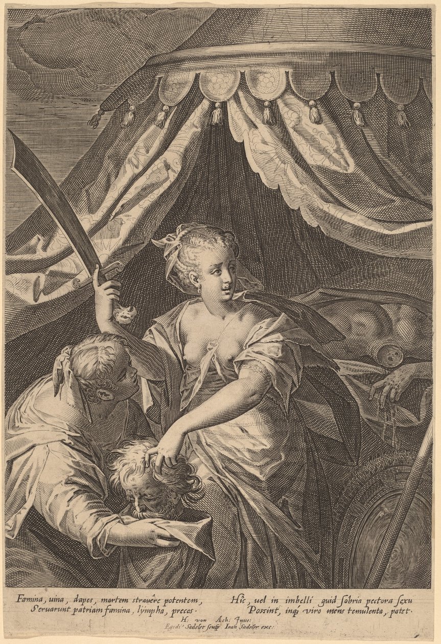 Judith avec la tête d