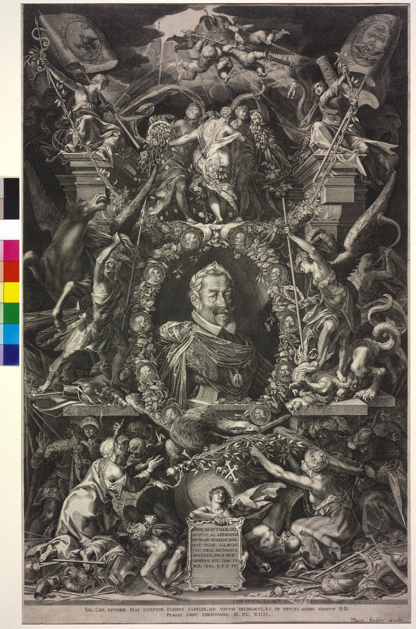 Empereur romain germanique Matthias I - Aegidius Sadeler or Saedeler