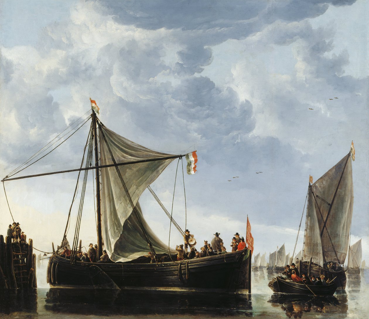 Le bateau de passage - Aelbert Cuyp
