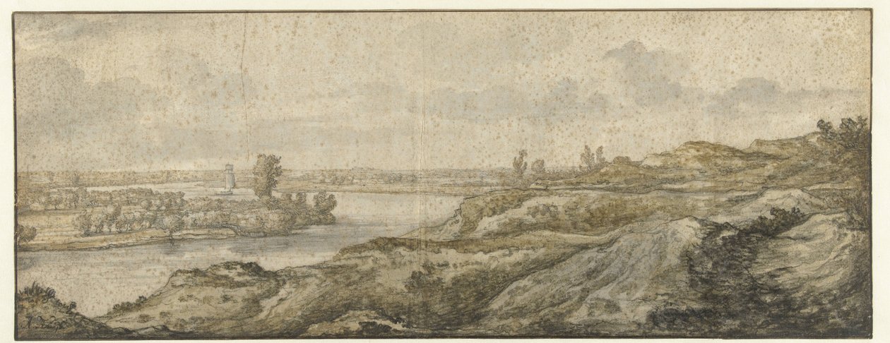 Paysage avec une rivière - Aelbert Cuyp