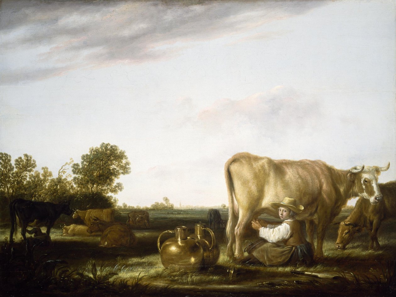 Traite des vaches - Aelbert Cuyp