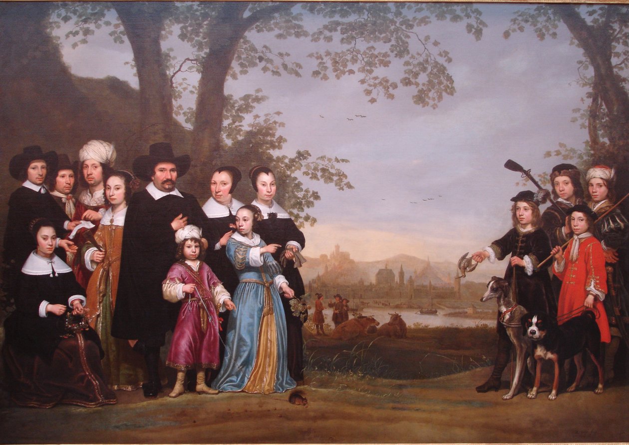 Portrait de la famille Sam - Aelbert Cuyp