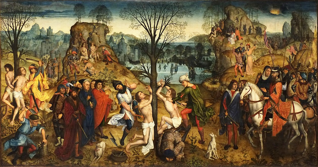 Le martyre des saints Crispin et Crispinian - Aert van den Bossche