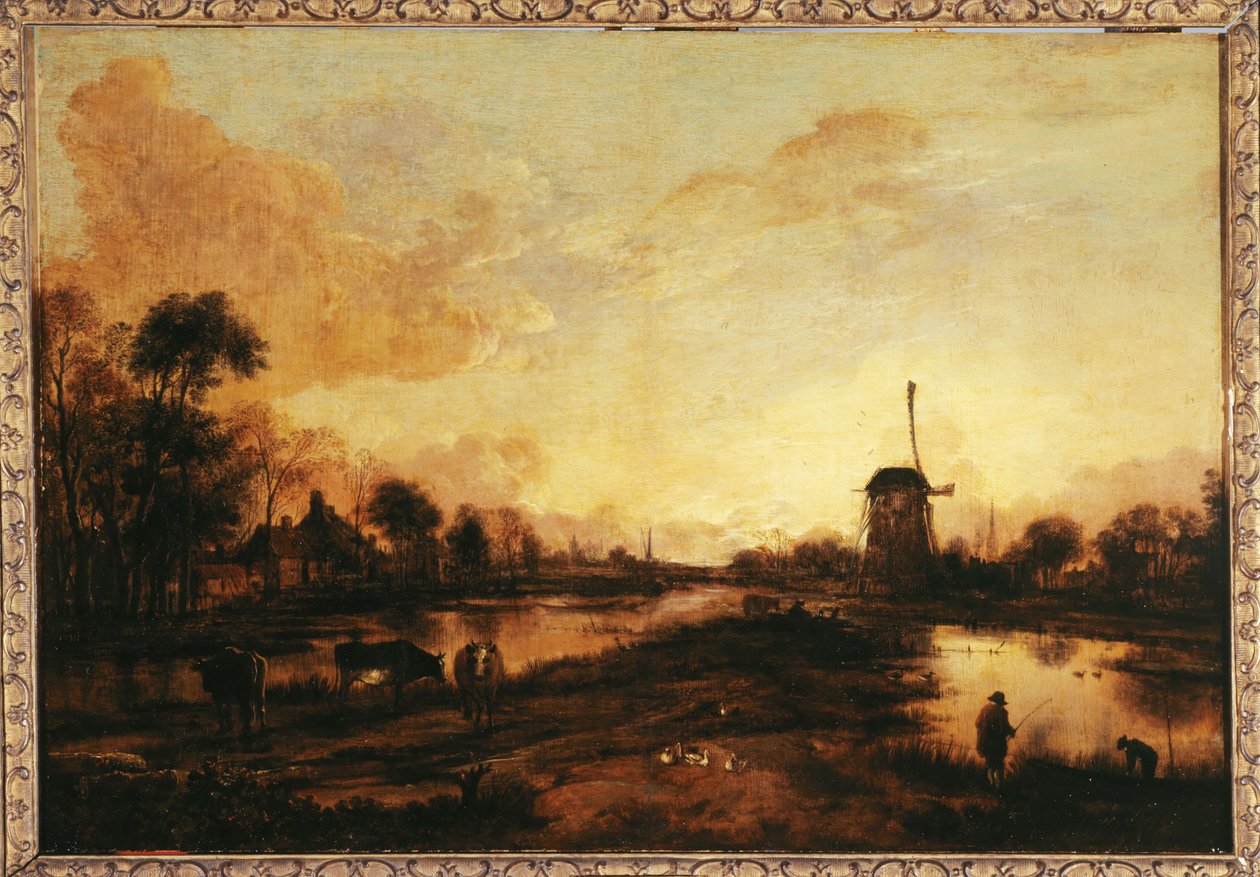 Coucher de soleil sur l