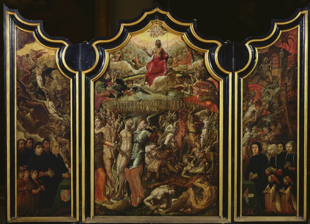 Triptyque du Jugement Dernier, 1555 - Aertgen Claesz van Leyden