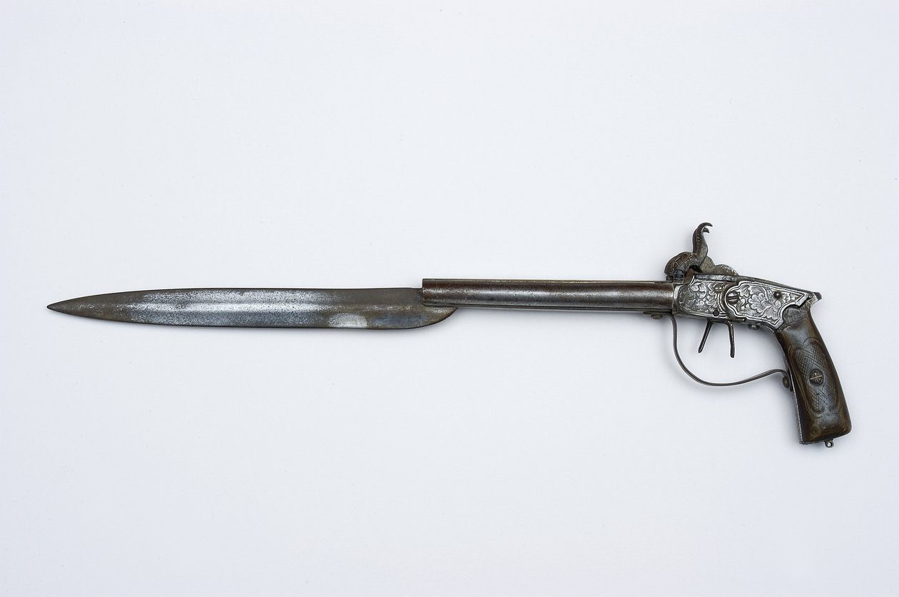 Pistolet à percussion à double canon, c.1840 - African