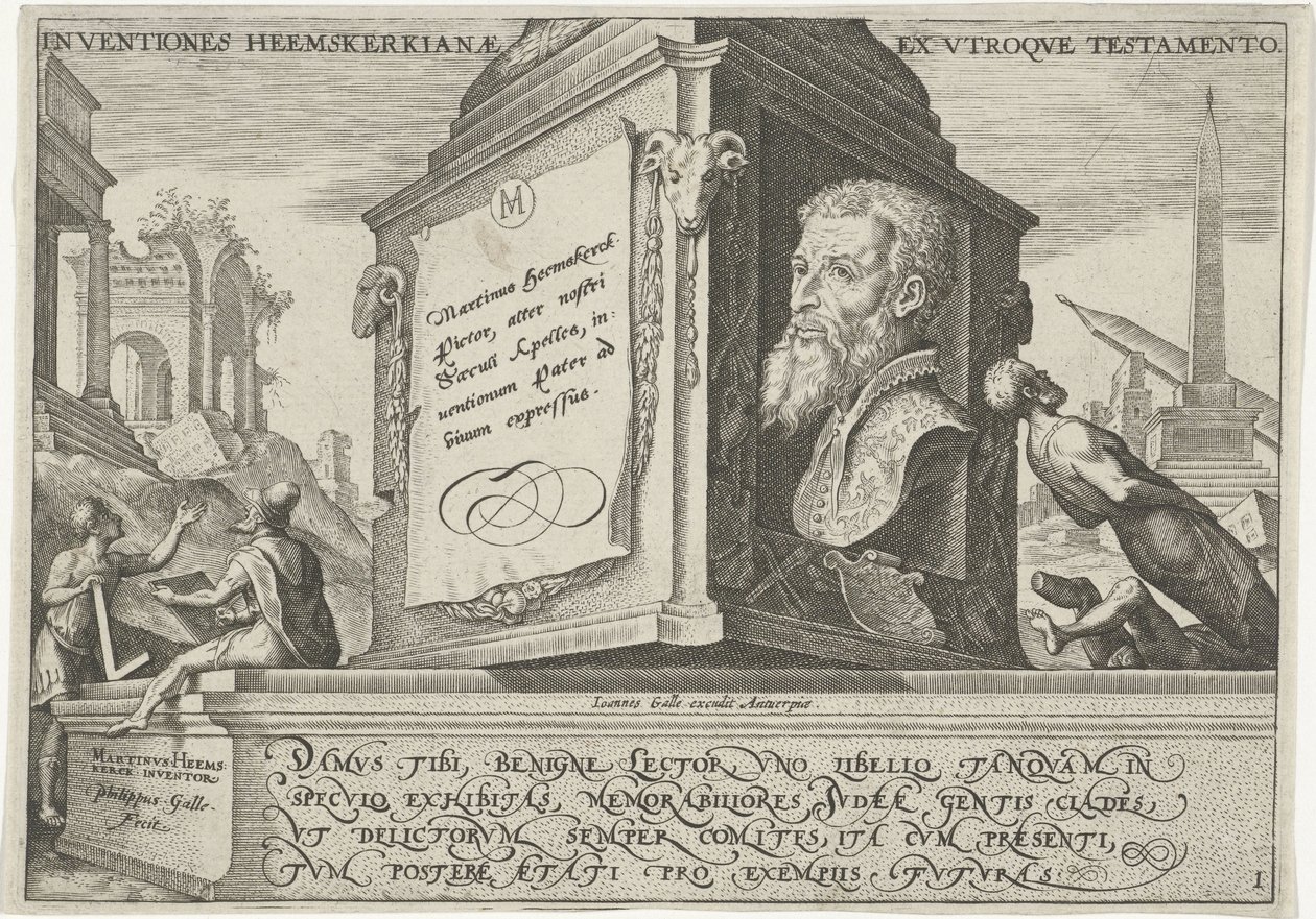 Inventiones Heemskerkianiae Ex Utroque Testamento - Philip Galle