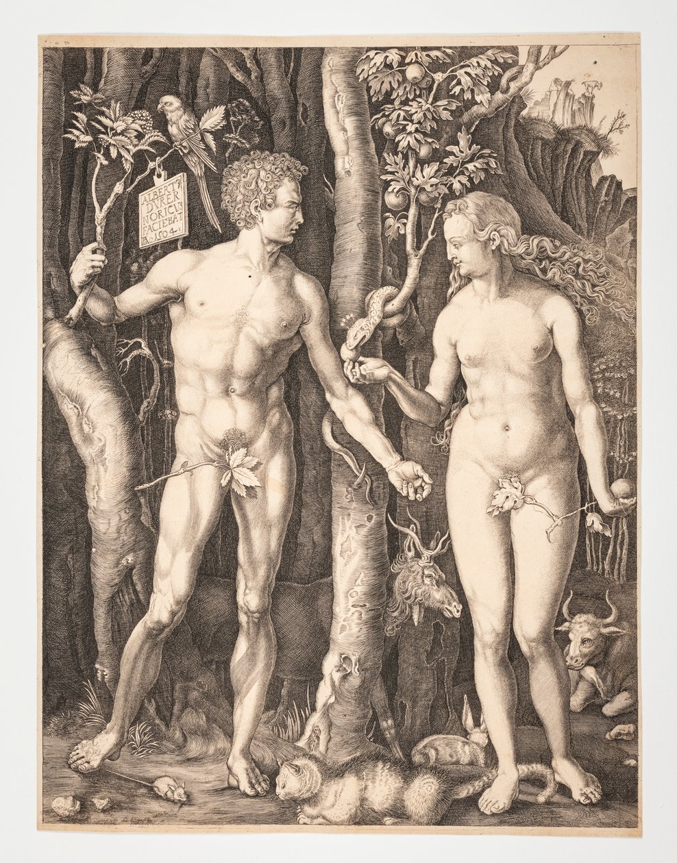 Adam et Eve dans le jardin d