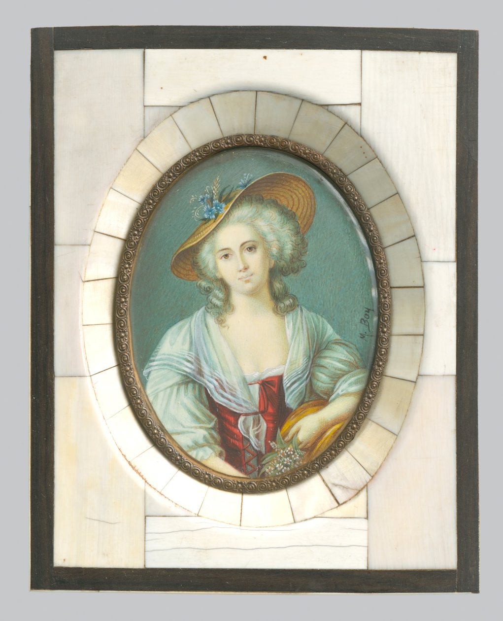 Slovaquie : La dame au chapeau - after Élisabeth Louise Vigée Le Brun
