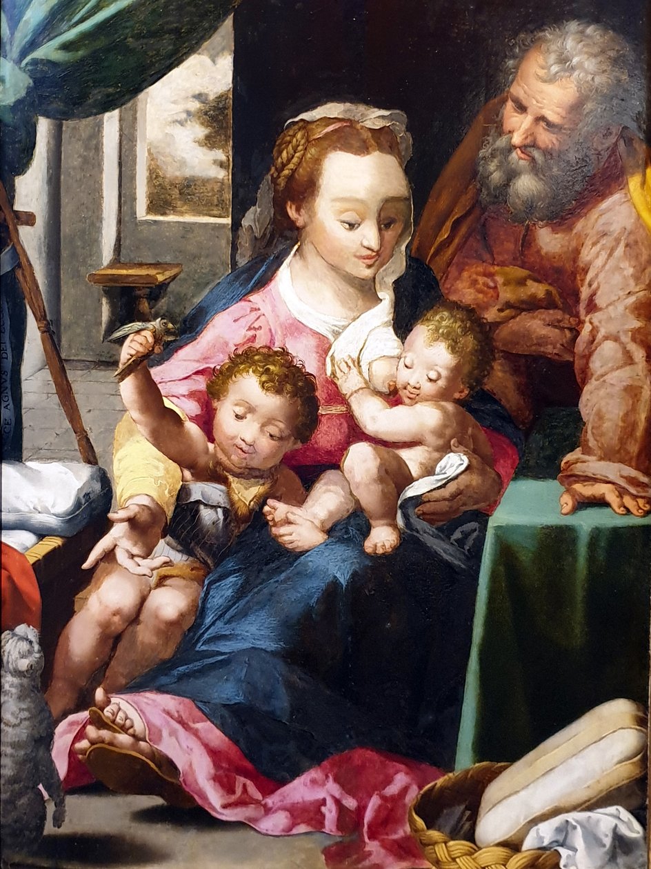 La madone aux chats - after Federico Barocci