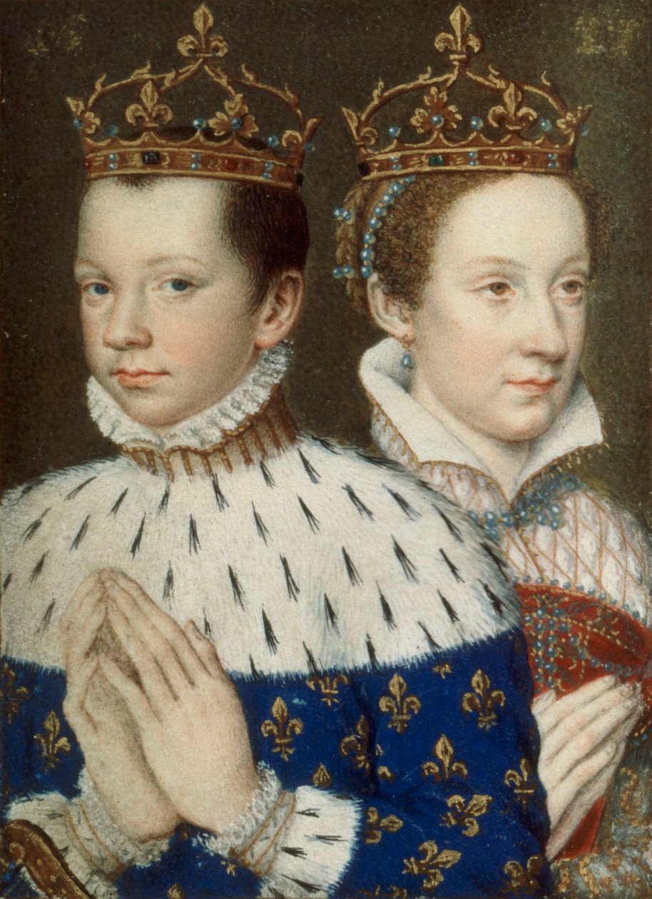 BnF, NAL 83, folio 154 v - François II et Marie, reine d