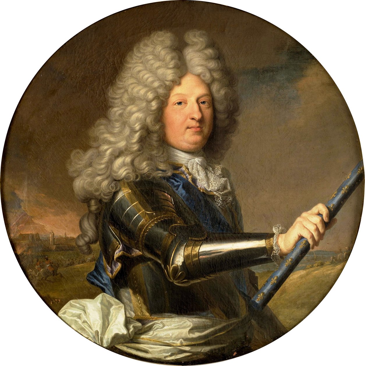 Espagnol :  Luis de Francia el Gran Delfín Portrait de Louis de France, Grand Dauphin - After Hyacinthe Rigaud
