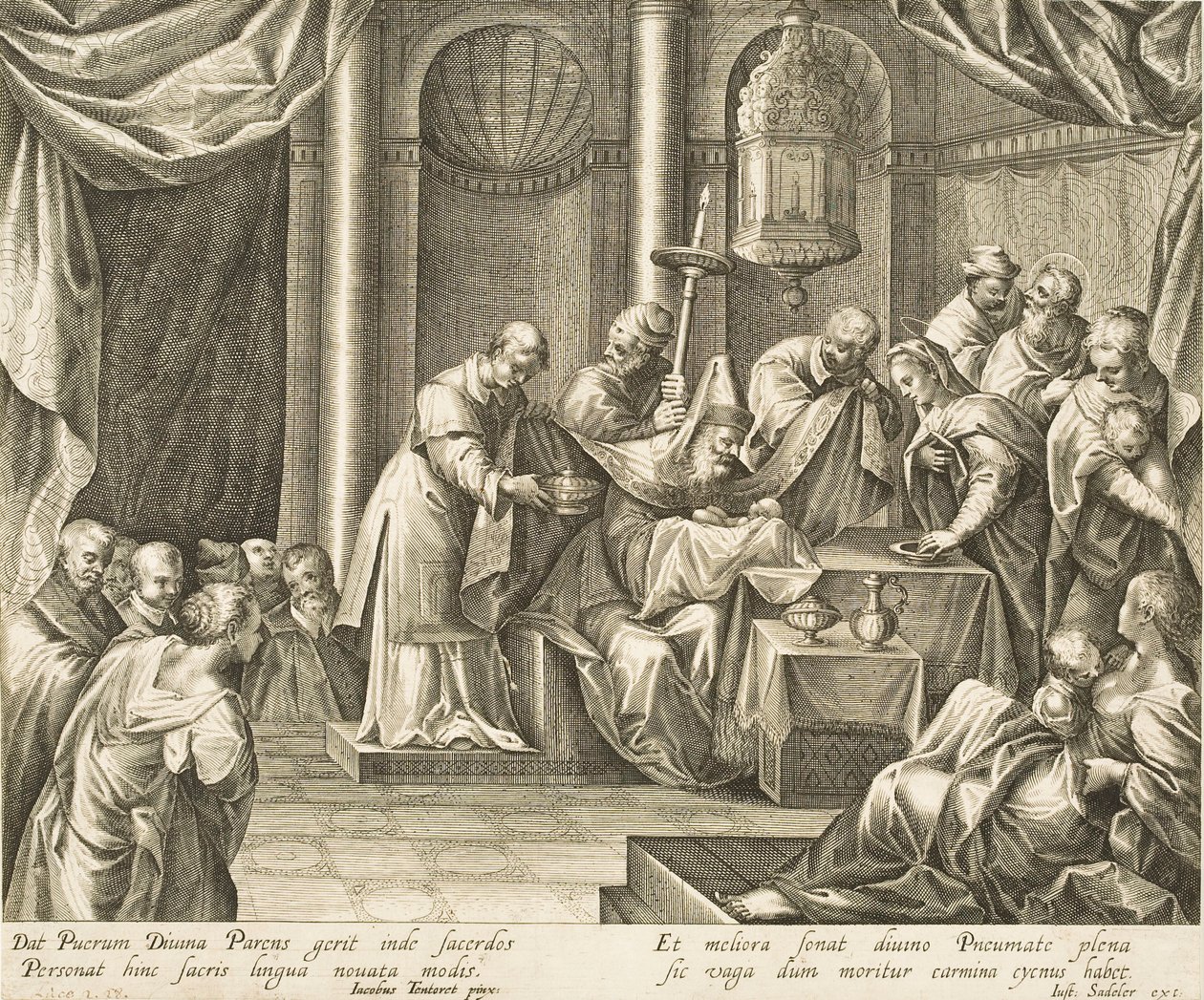 La circoncision du Christ - after Jacopo Tintoretto