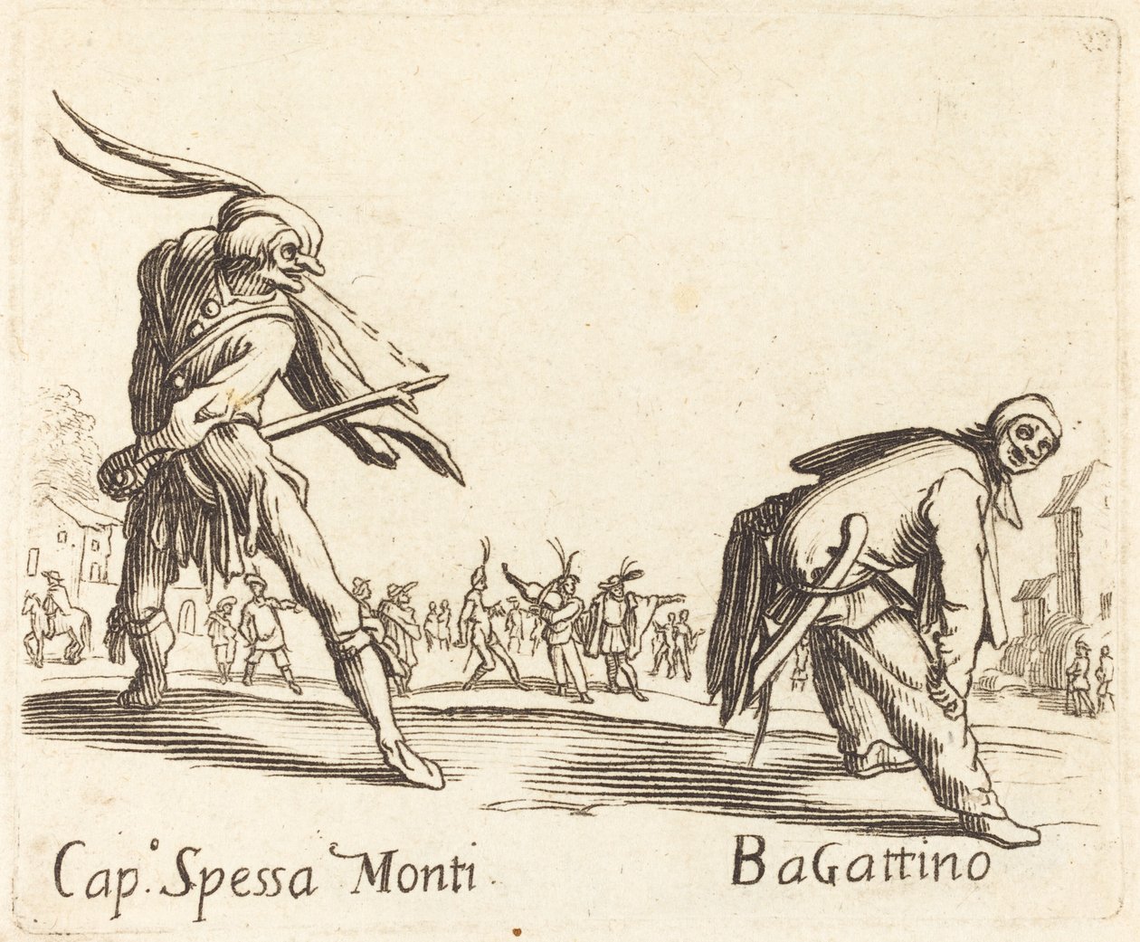 Cap. Spessa Monti et Bagattino - After Jacques Callot