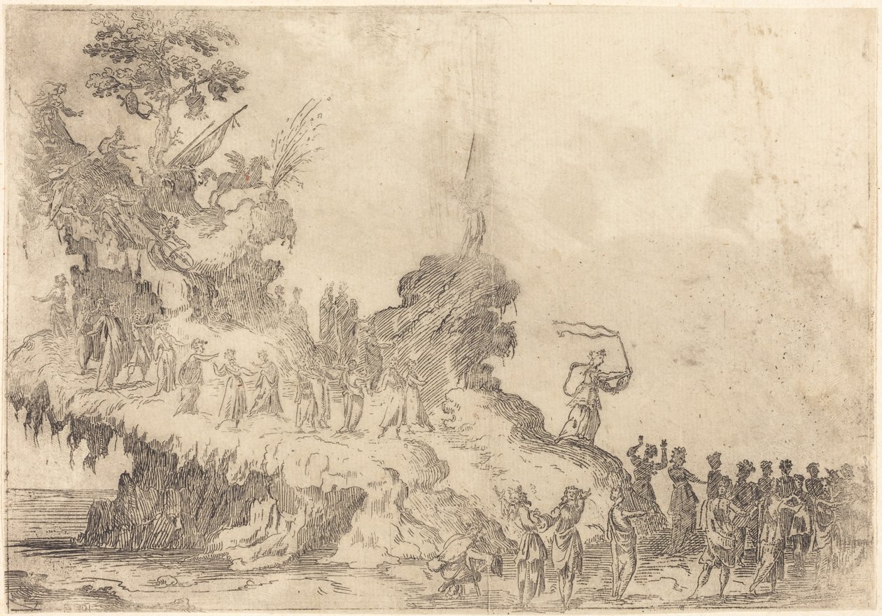 Le Flotteur du Mont Parnasse - After Jacques Callot