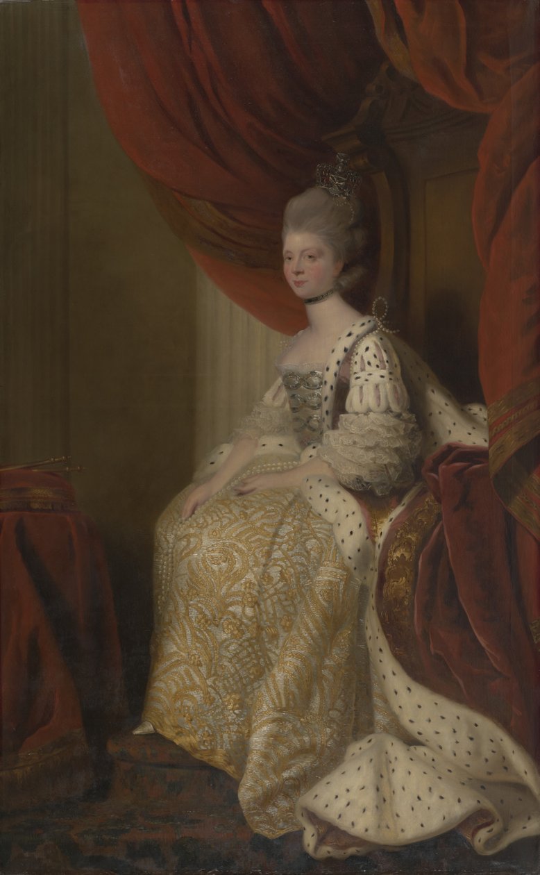 Charlotte Sophia de Mecklenburg-Strelitz (1744-1818), reine consort de George III - after Joshua Reynolds
