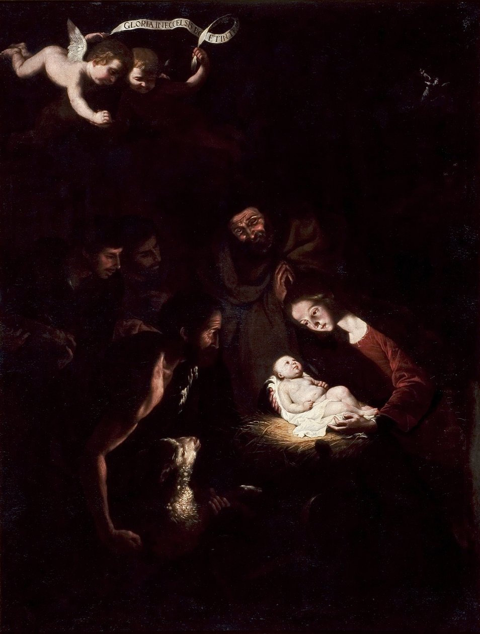 Le culte des bergers - after Jusepe de Ribera