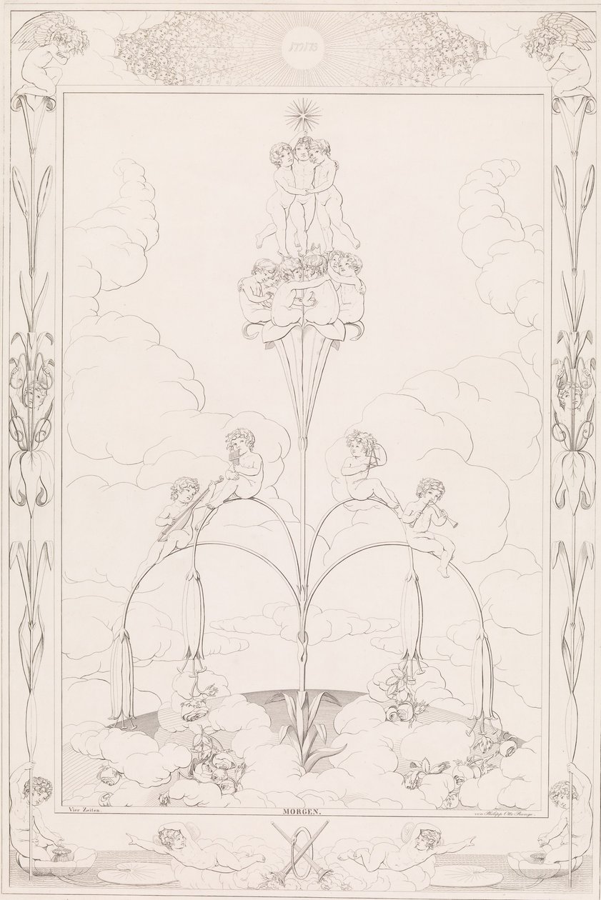 Matin, de la série Les Heures du Jour, 1807 - After Philipp Otto Runge