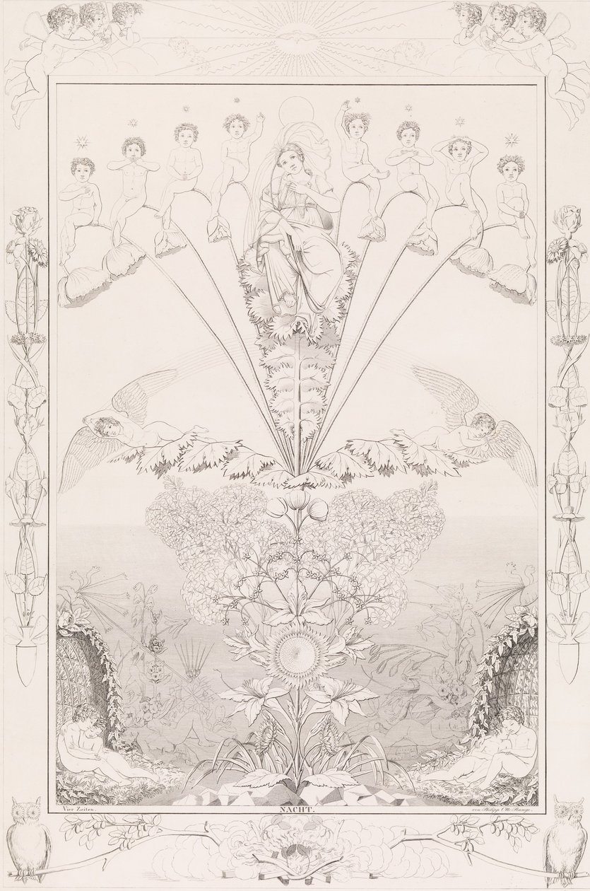Nuit, de la série Les Heures du Jour, 1807 - After Philipp Otto Runge