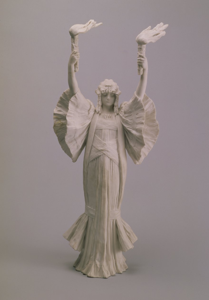 Danseuse avec des torches d