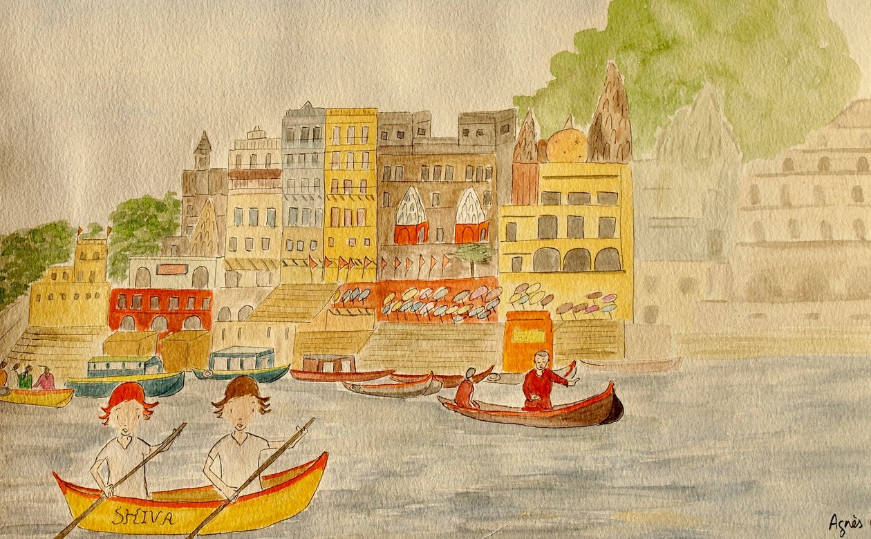 Le Voyage, Varanasi, 2015 - Agnes Girardon