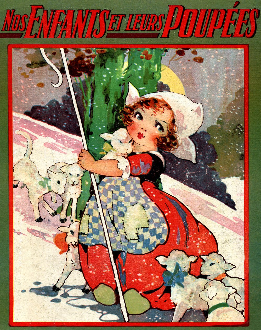 Une petite bergère, c.1920 (illustration) - Agnes Richardson