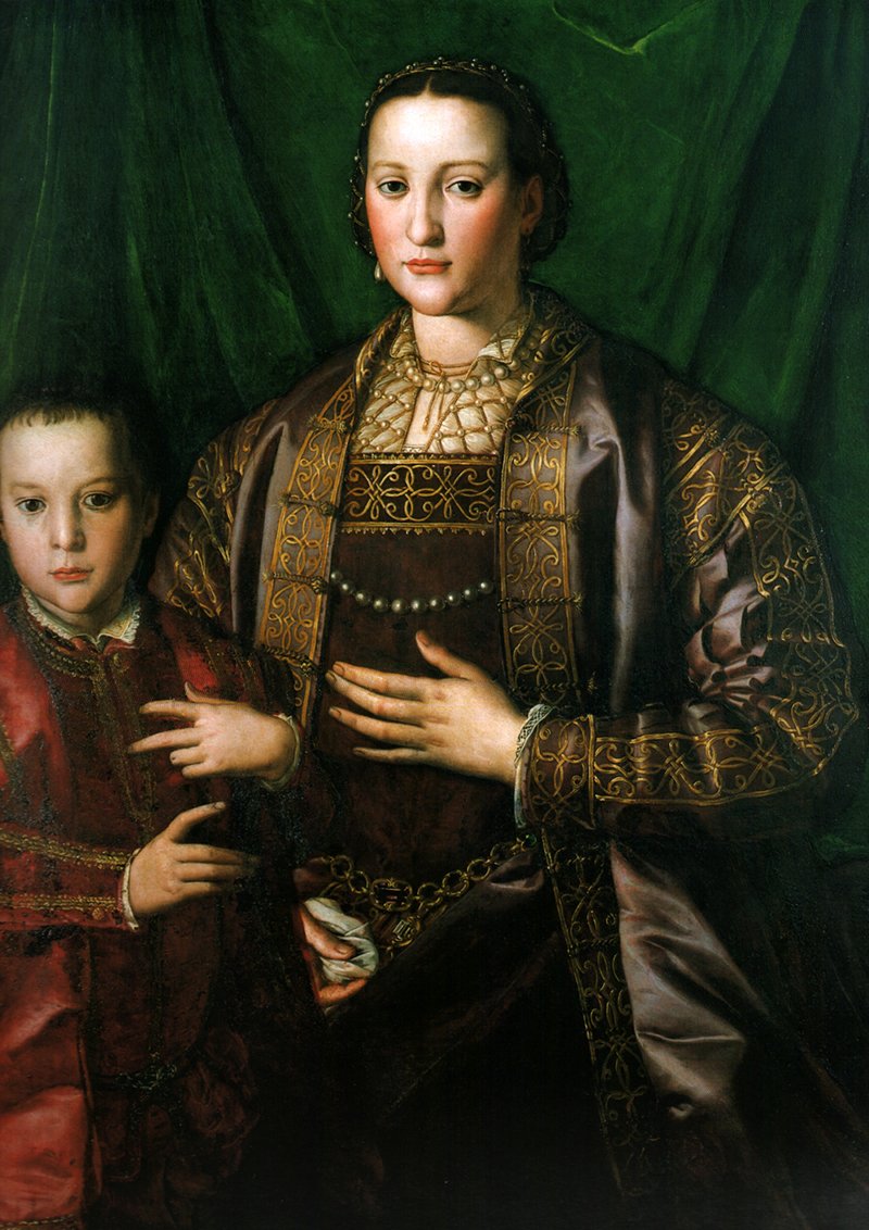 Eleonora di Toledo avec son fils Francesco - Agnolo Bronzino