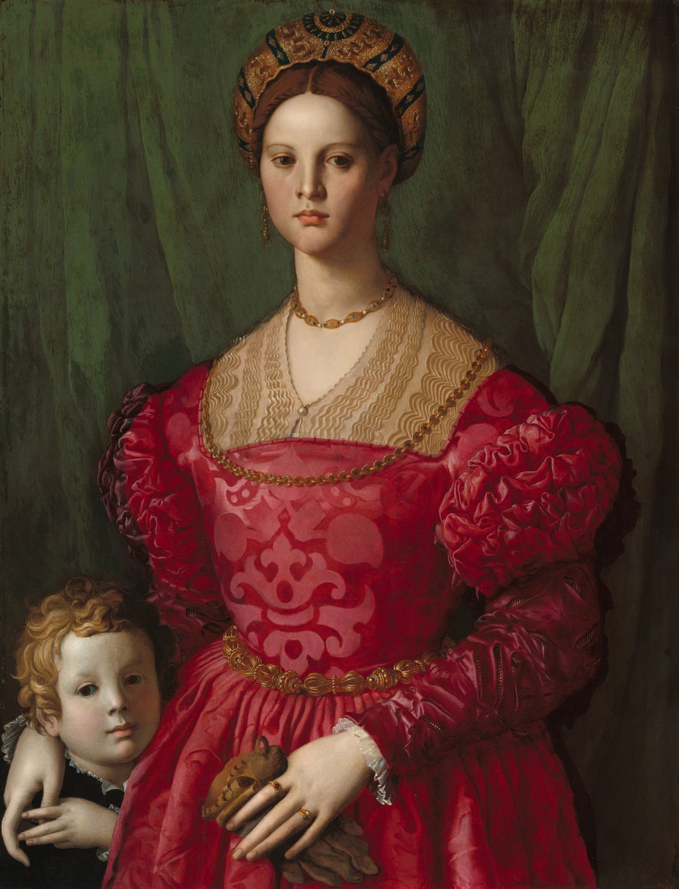 Une jeune femme et son petit garçon - Agnolo Bronzino