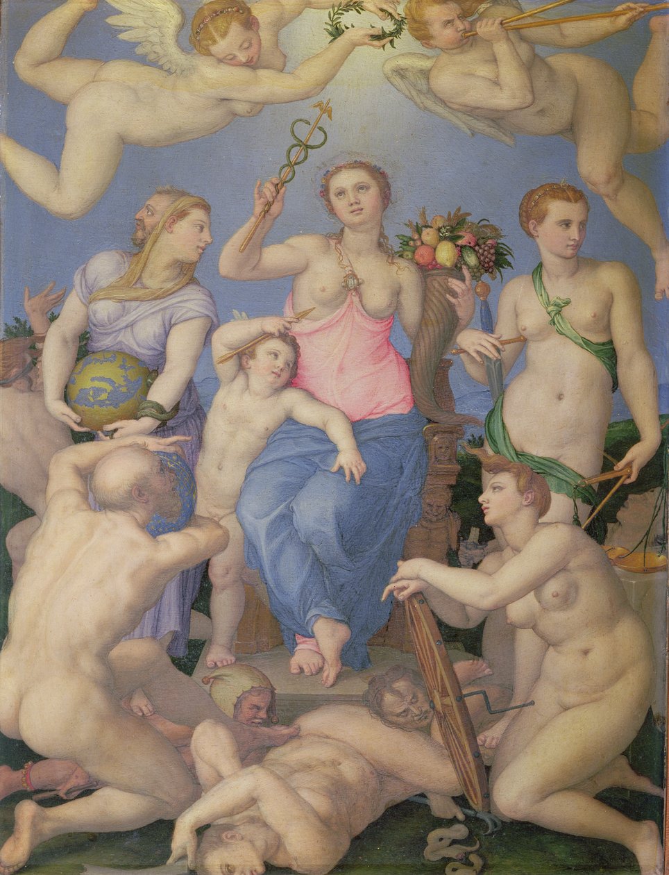 Allégorie du bonheur, vers 1567 - Agnolo Bronzino