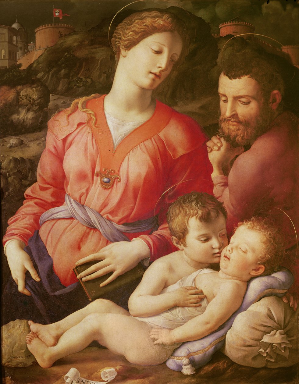 La Sainte Famille Panciatichi, c. 1540 - Agnolo Bronzino