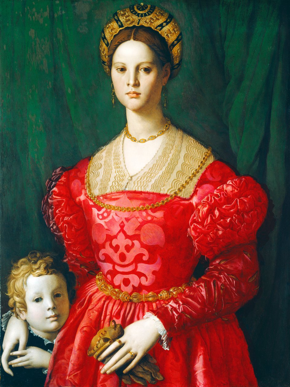 Une jeune femme et son petit garçon, vers 1540 - Agnolo Bronzino