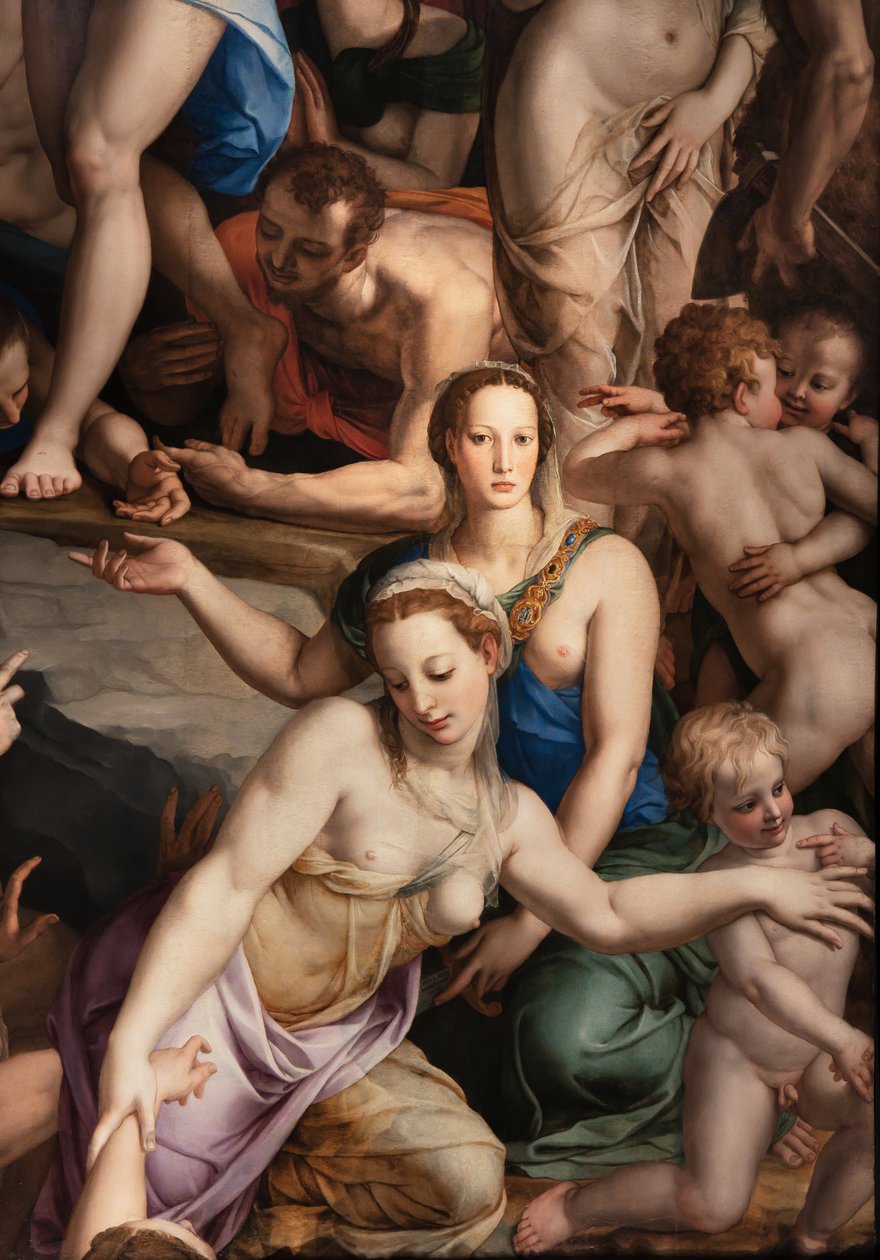 Chapelle Médicis : Descente du Christ aux Limbes (détail) - Agnolo Bronzino