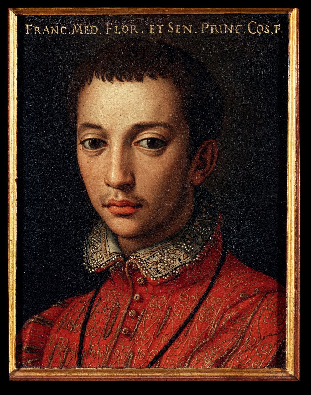 Portrait de François I de Médicis (1541-1587) Jeune garçon Peinture de Bronzino 16ème siècle - Agnolo Bronzino