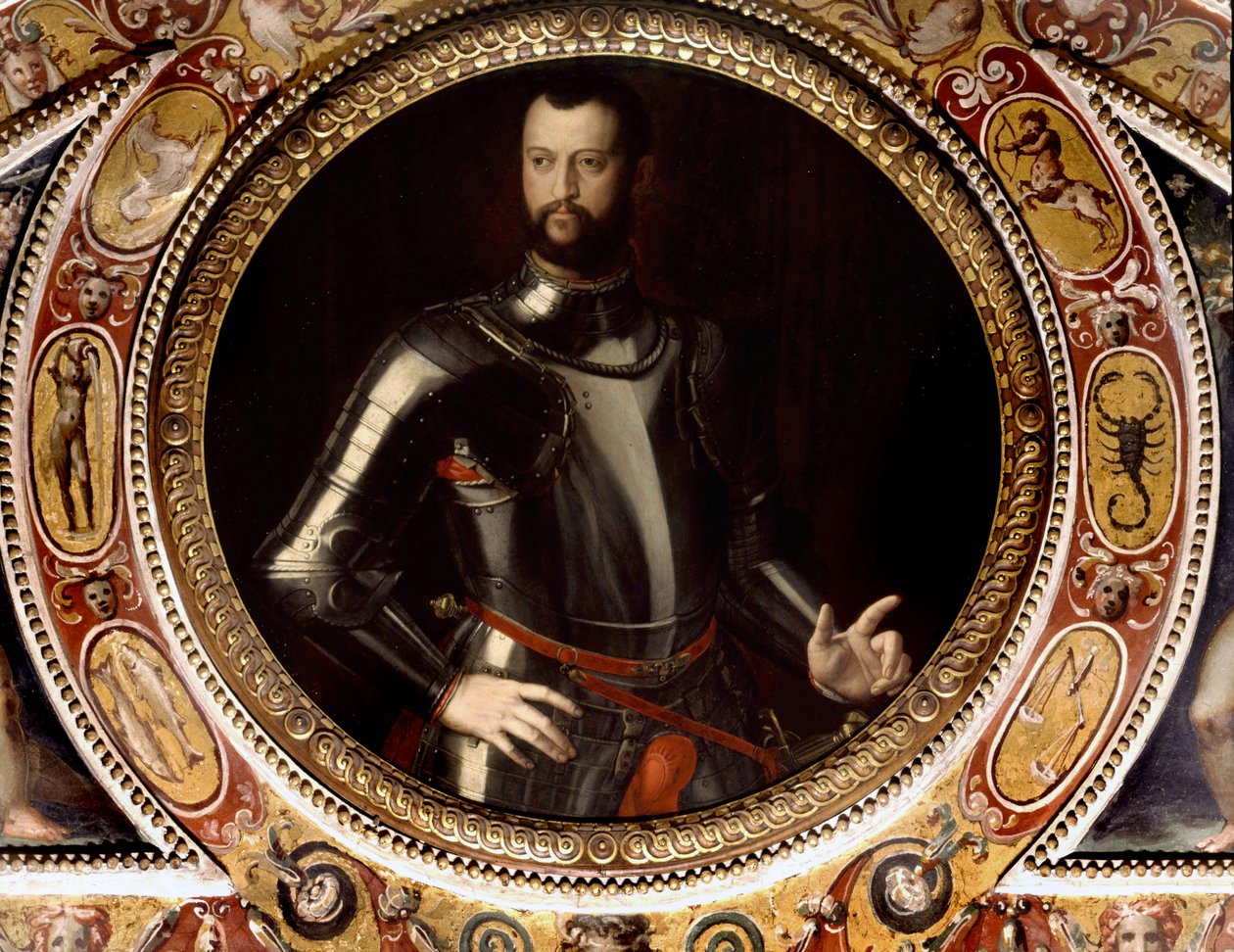 Portrait de Jean de Medicis dit Jean des Bandes Noires (Giovanni dalle Bande Nere) (1498-1526) par Bronzino (1503-1572) - Peinture conservée au Palazzo Vecchio, Florence - Agnolo Bronzino