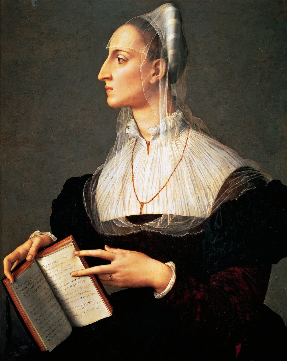 Portrait de Laura Battiferri (Urbino) - Agnolo Bronzino