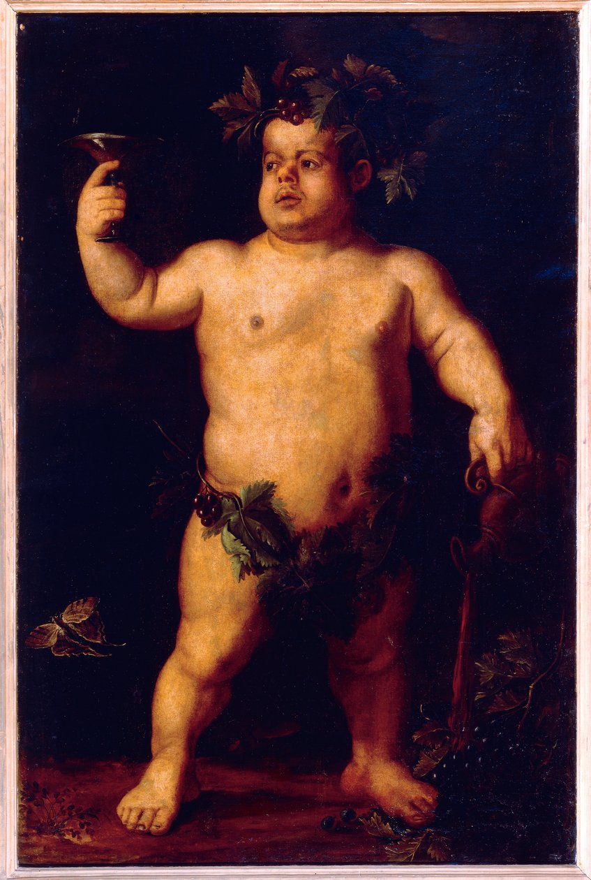 Portrait du nain Morgante en Bacchus - Agnolo Bronzino