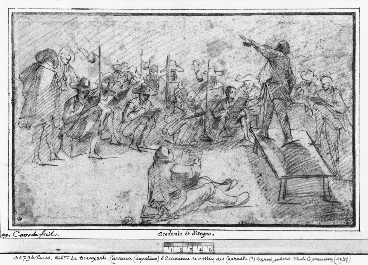Académie de dessin - Agostino Carracci