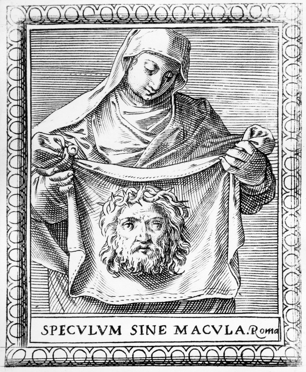 Véronique tenant le Suaire, 1581 - Agostino Carracci