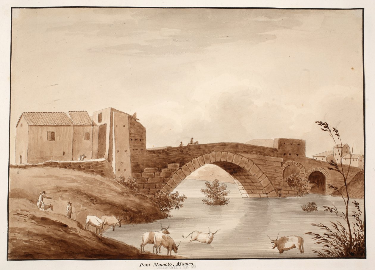 Le Ponte Mammolo, 1833 - Agostino Tofanelli