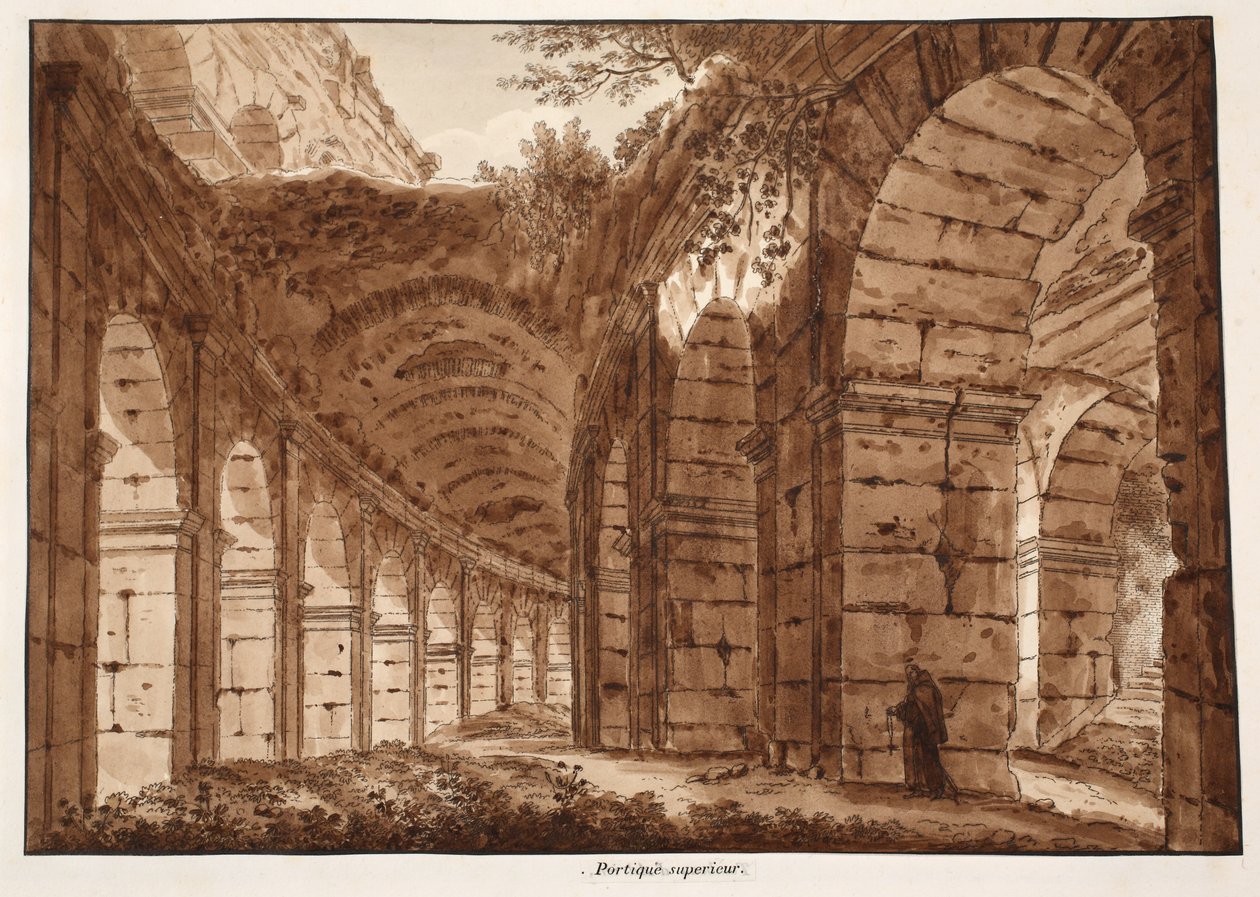 Le dernier étage du Colisée, 1833 - Agostino Tofanelli