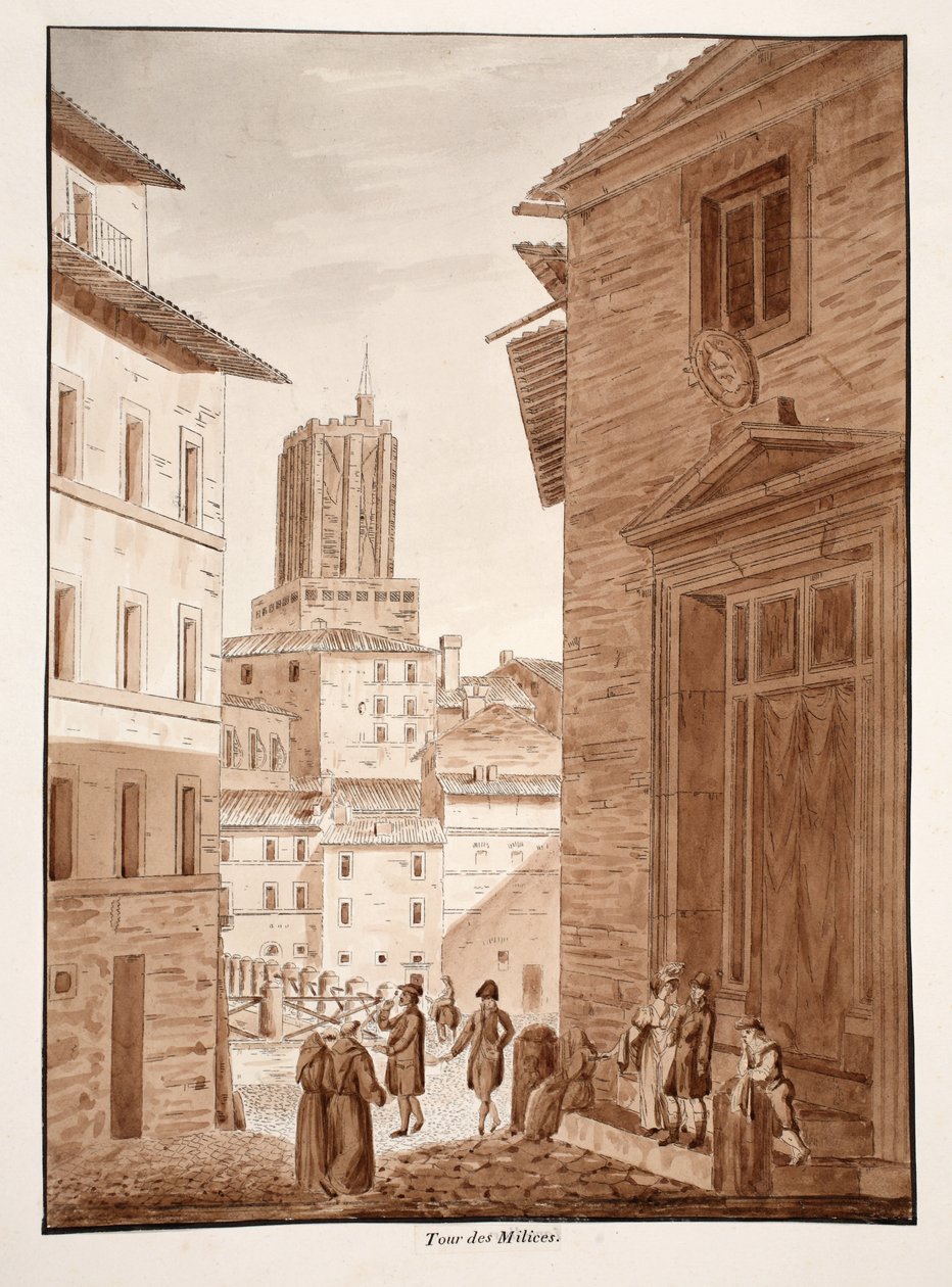 Torre delle Milizie, 1833 - Agostino Tofanelli