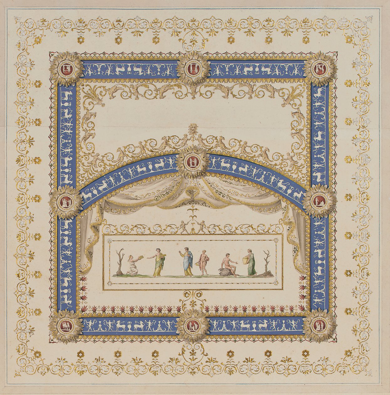 Dessins de plafond à l