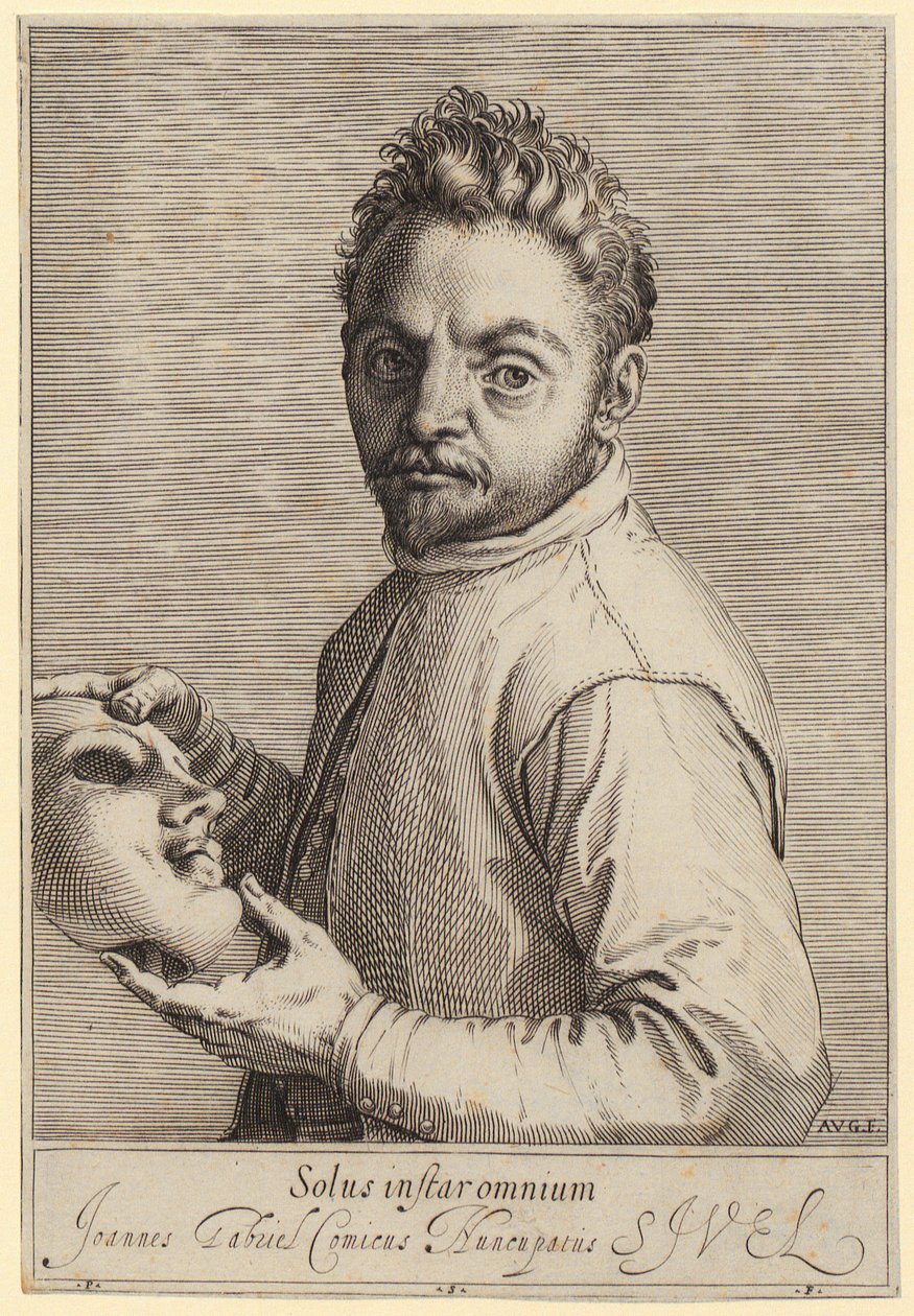 Portrait de Giovanni Gabrielli, dit «Il Sivello» - Agostino Carracci
