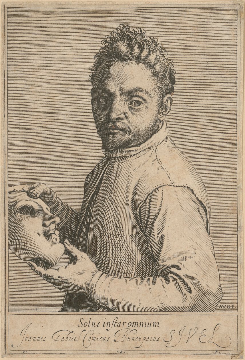 Portrait de Giovanni Gabrielli, dit « Il Sivello » - Agostino Carracci