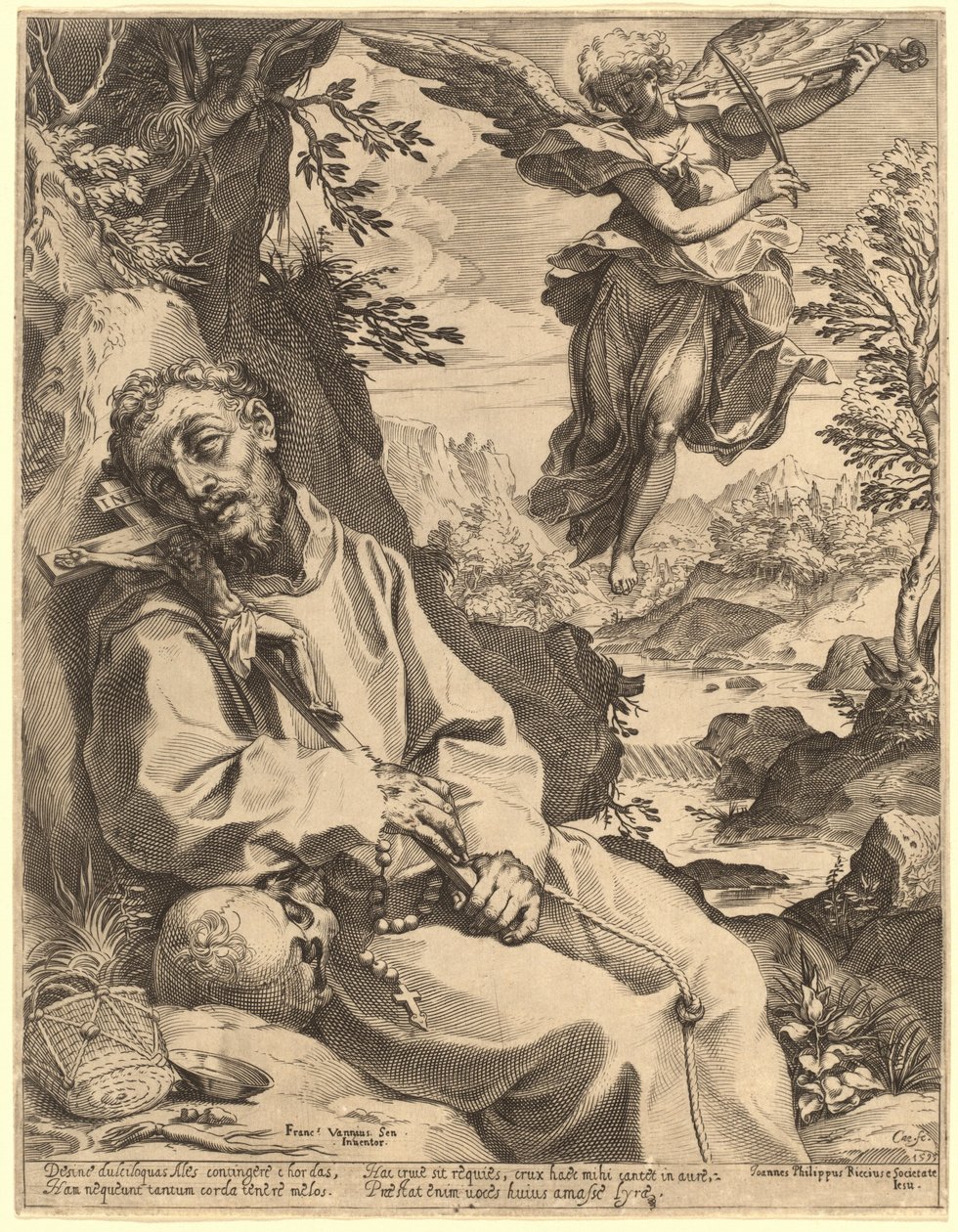 Saint François consolé par l