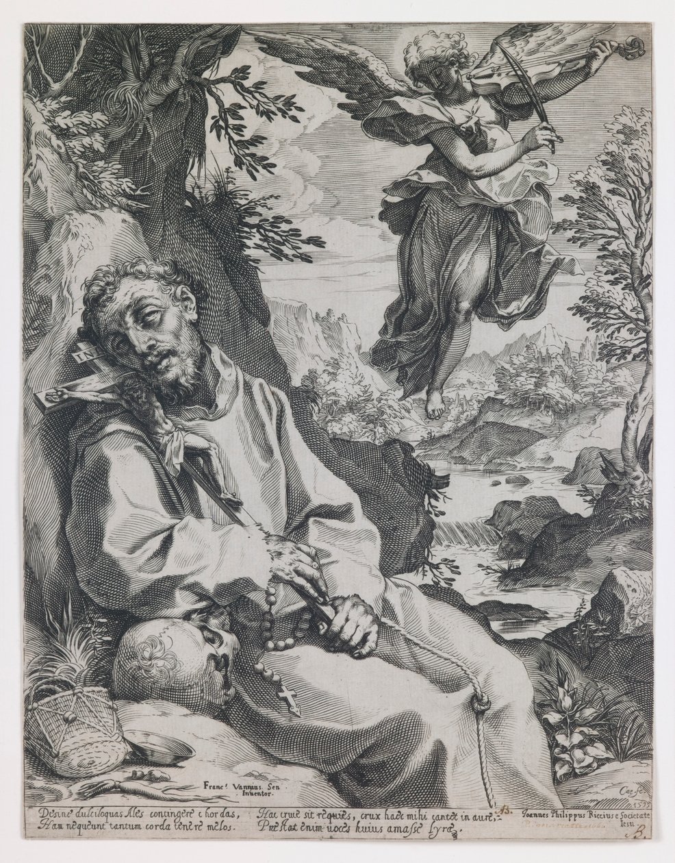 Saint François consolé par l