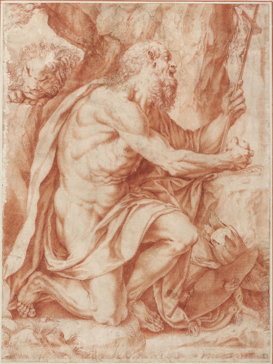 Saint Jérôme - Agostino Carracci