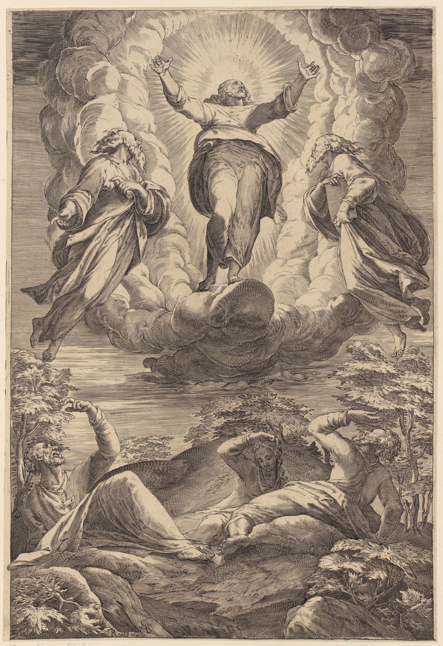 Transfiguration - Agostino Carracci