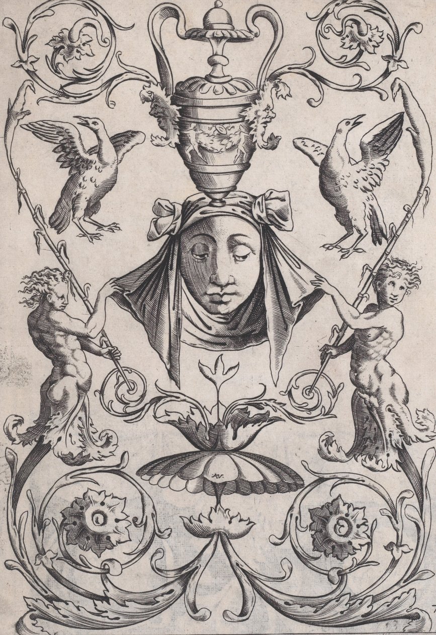 Panneau ornemental, vers 1514-1536 - Agostino Veneziano