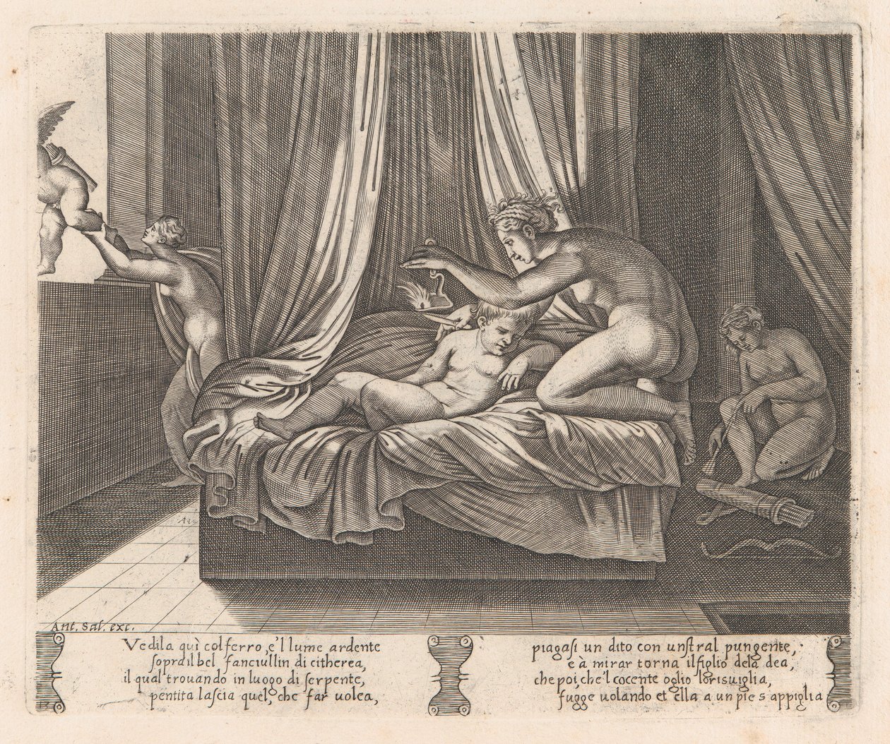 Planche 13 : Psyché regardant Cupidon, de l